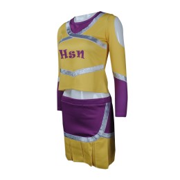 CH171 來樣訂做長袖套裝啦啦隊服 自製啦啦隊服款式 設計露臍 女款 印銀 效果 啦啦隊服生產商 CH171 來樣訂做長袖套裝啦啦隊服 自製啦啦隊服款式 設計露臍 女款 印銀 效果 啦啦隊服生產商